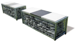 Gabion Seat - Urban paving